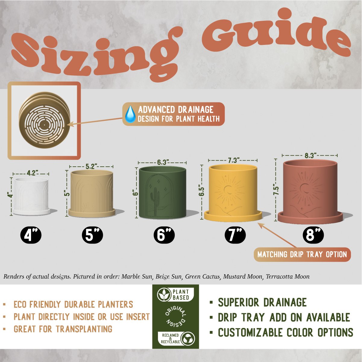 Plant Daddy Planter by Rosebud HomeGoods Rosebud HomeGoods